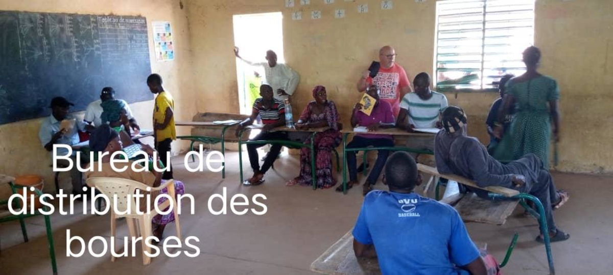 Bureau distribution bourses